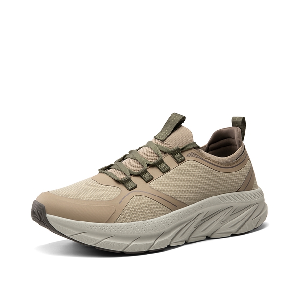 [ActiveCamper] Men's Mesh Lifestyle Walking Shoes - LIGHT BROWN -  0